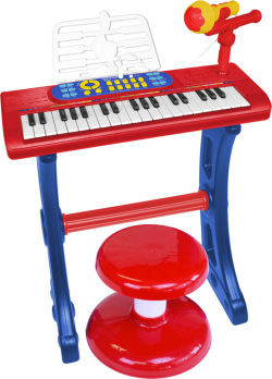 Bontempi Elektronický klavír červeno-modrý