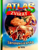 Atlas zvířat - velká kniha 330 samolepek