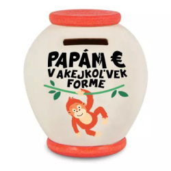 Bambusová pokladnička - Papám €