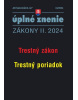 Aktualizácia II/7 2024 Trestný zákon, Trestný poriadok