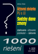 1000 riešení 1/2025 - Účtovná závierka v PÚ a v JÚ