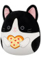 Squishmallows Černo biela mačička Cicely 30 cm