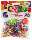 Retro céčka farebné 150 kusov