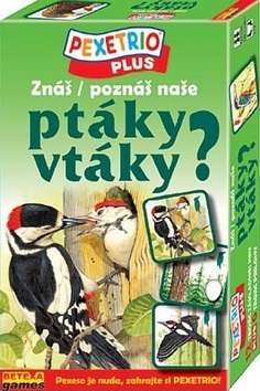 Pexetrio Znáš naše ptáky? (autor neuvedený)