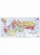 Administratívna a politická mapa Slovenská republika 1:1 000 000 (Kolektív)