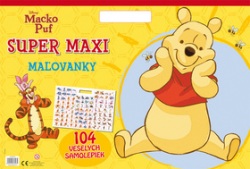 Macko Puf - Super maxi maľovanky (autor neuvedený)
