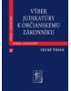 Výber judikatúry k Občianskemu zákonníku, 2. časť Vecné práva (Kolektív autorov)