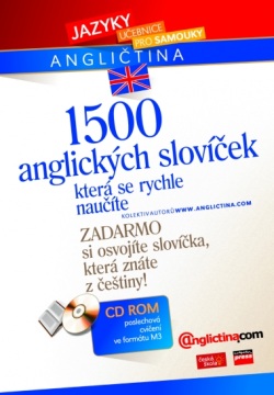 1500 anglických slovíček, která se rychle naučíte - verze s 1 CD v MP3 formátu (Anglictina.com)