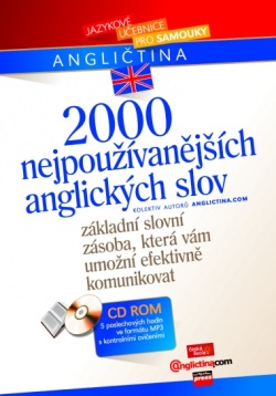 2000 nejpoužívanějších anglických slov + verze 1 CD v MP3 formátu (Anglictina.com)