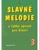 SLAVNÉ MELODIE v lehké úpravě pro klavír 3. díl+CD (Jiří Ullmann)