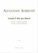 Sonáta F dur pre klavír (Alexander Albrecht)