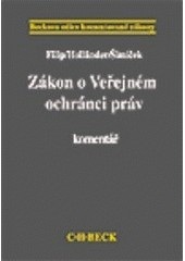 Zákon o Veřejném ochránci práv, Komentár (Vladimír Sládeček)