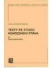 Texty ke studiu konfesního práva III. Československo (Ignác Antonín Hrdina)