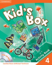 Kid's Box Level 4 Activity Book with CD-ROM - cvičebnica s CD (Nixon, C. - Tomlinson, M.)