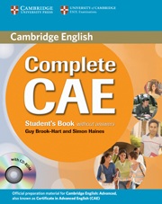 Complete CAE - Advanced Student's Book bez kľúča + CD (Brook-Hart, G. - Haines, S.)