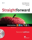 Straightforward 2nd Edition Intermediate Workbook bez kľúča + CD (Waterman, J.)