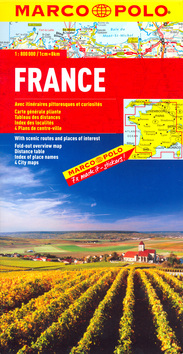 Francie - mapa 1:800 000