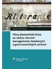 Vlivy ekonomické krize na změnu chování managementu hotelových a gastronomických zařízení (Marek  Merhaut)