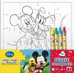 Mickey klubík - Omalovánky puzzle (autor neuvedený)