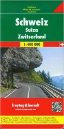 Automapa Švýcarsko 1:400 000 (freytag & berndt)