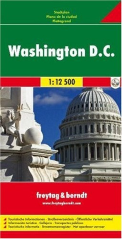 Plán města Washington D.C. 1:12 500 (freytag & berndt)