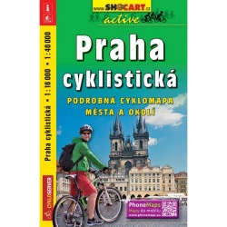 Praha cyklistická 1:18 000 / 1 : 40 000 (SHOCart)