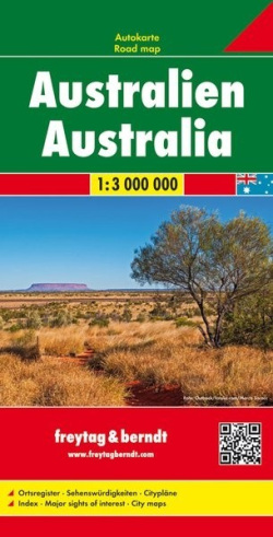 Automapa Austrália  1:3 000 000 (freytag & berndt)