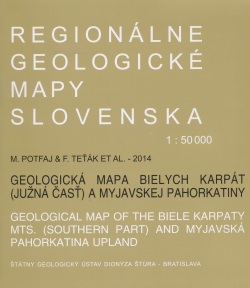 Geologická mapa Bielych Karpát 1:50 000 (M. Potfaj, F. Teťák a kolektív autorov)