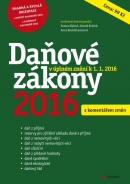 Daňové zákony 2016 (Zuzana Rylová, Zdeněk Krůček, Anna Beutelhauserová)