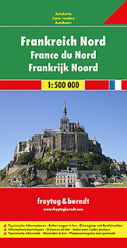 FRANCIE SEVER FRANKREICH NORD 1:500 000