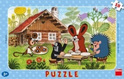 Puzzle Krtek na návštěvě