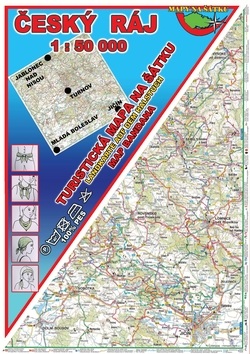 Český Ráj Šátek s mapou