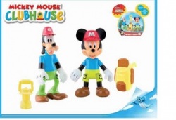 Mickey Mouse a Goofy figurky badatelů kloubové 8cm