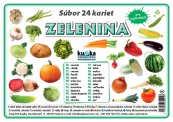 Súbor 24 kariet  - zelenina (Kupka Petr)