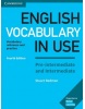 English Vocabulary in Use Pre-Intermediate and Intermediate with answers 4th Edition (Stuart Redman)