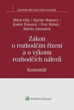 Zákon o rozhodčím řízení (č. 216-1994 Sb.), 2. vyd. - komentář (Miloš; Maisner Martin; Pokorný Radek; Málek Petr Olík)