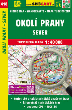 Okolí Prahy - sever 1:40 000