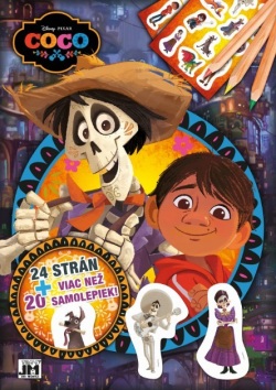 24 strán + viac než 20 samolepiek! Coco (Disney/Pixar)