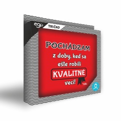 ALBI EGO tričko "Pochádzam z doby", L