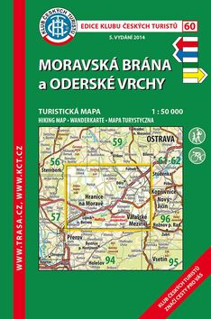 KČT 60 - Moravská brána a Oderské vrchy 1:50 000