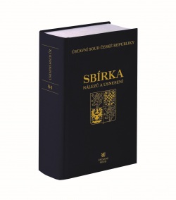 Sbírka nálezů a usnesení ÚS ČR, svazek 84 (vč. CD) (Ústavní soud ČR)