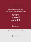 Civilný sporový poriadok (Edmund Horváth; Andrea Andrášiová; Slavomíra Henčeková)