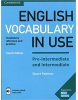 English Vocabulary in Use Pre-Intermediate and Intermediate with answers 4th Edition with Enhanced eBook