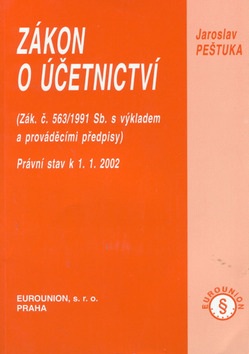 Zákon o účetnictví   EUROUNION (Jaroslav Peštuka)