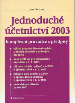 Jednoduché účetnictví 2003 (Jiří Linhart)