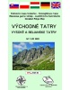 Východné Tatry - Vysoké a Belianske Tatry (mapa) (Kolektív autorov)