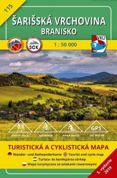 Šarišská vrchovina Branisko 1:50 000 (Kolektív)