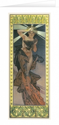 Blahoželanie Alfons Mucha – Morning Star