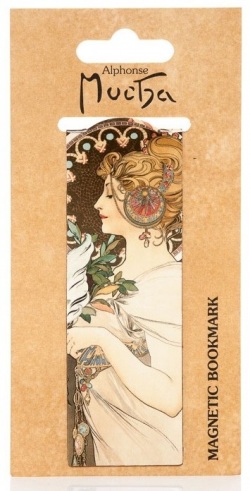 Magnetická záložka Alfons Mucha – Feather