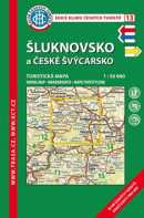 Mapa Šluknovsko a České Švýcarsko